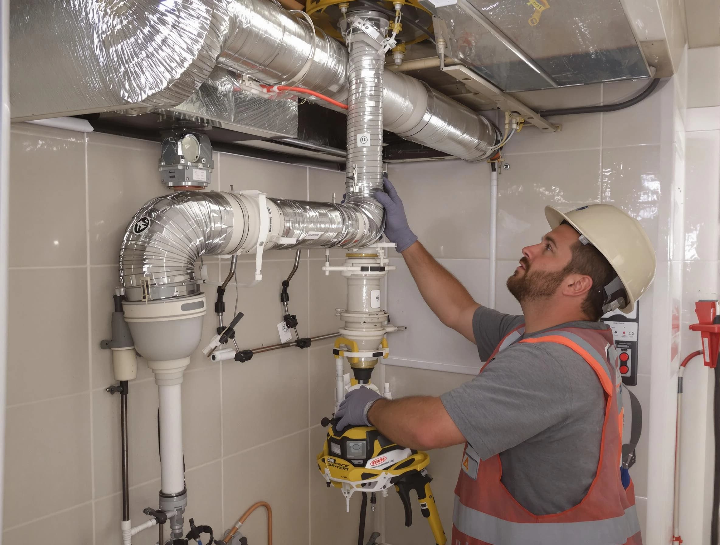 Enon Dryer Vent Cleaning expert performing professional dryer vent repair and installation in Enon