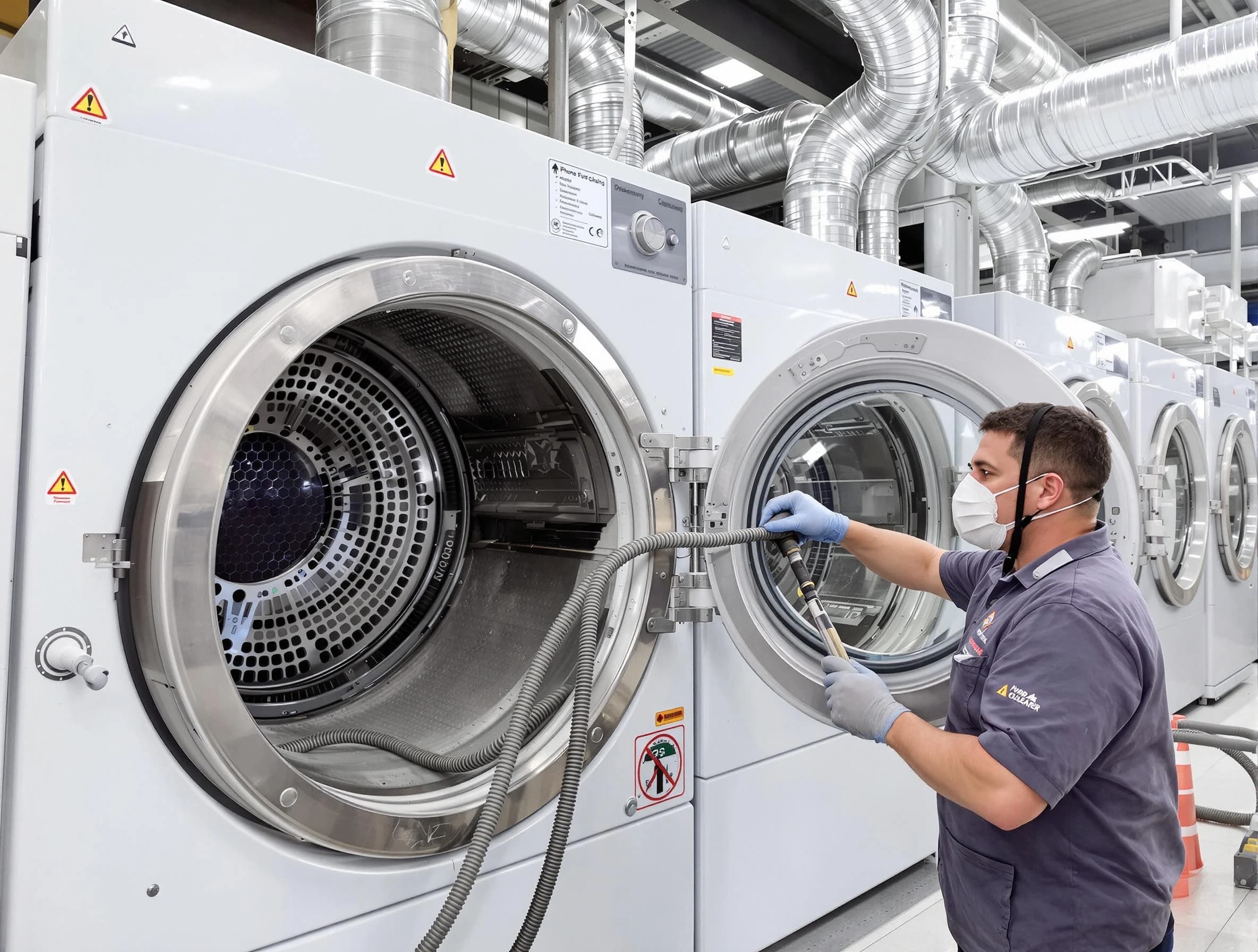 Industrial-grade dryer vent cleaning by Enon Dryer Vent Cleaning in Enon