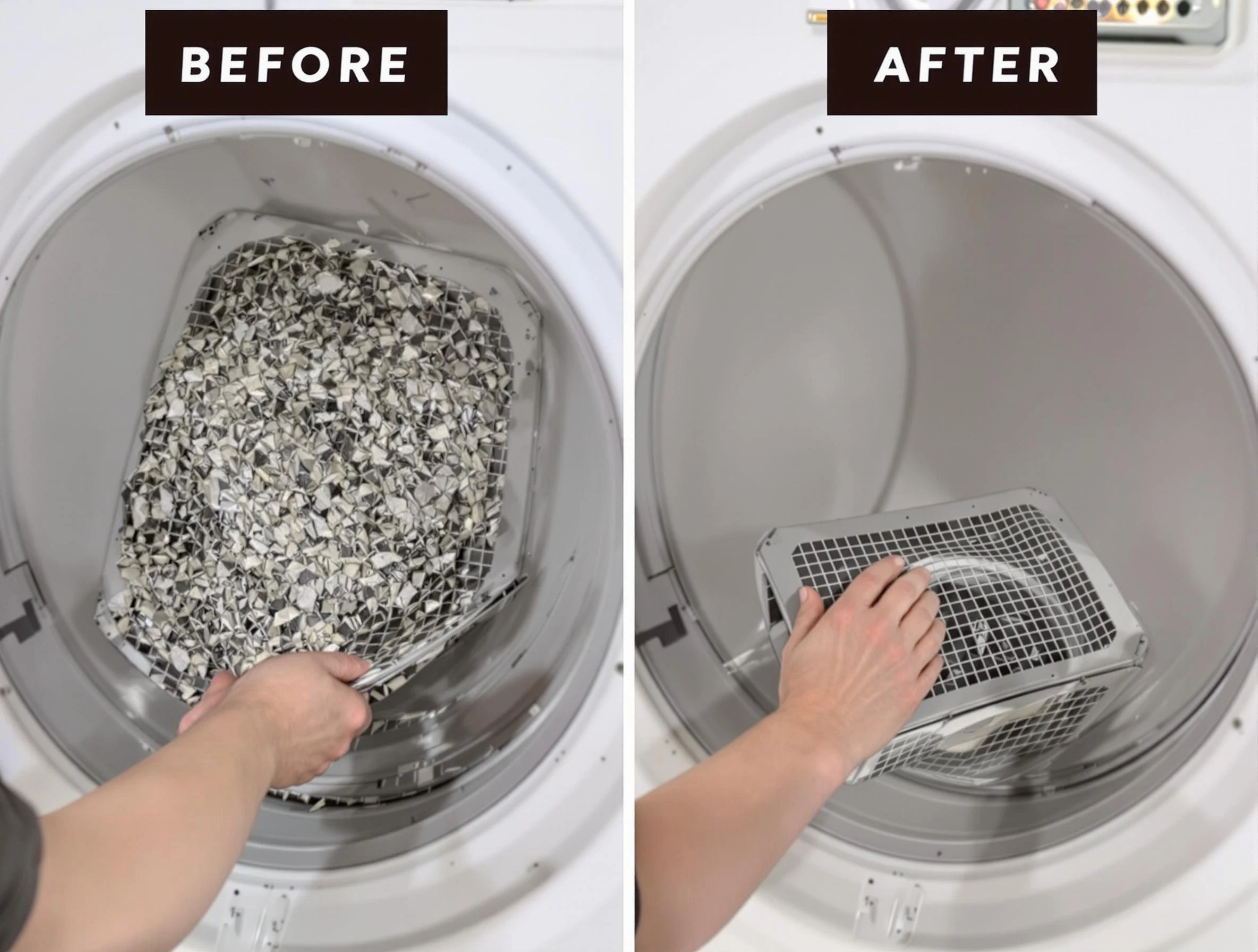 Professional lint trap cleaning by Enon Dryer Vent Cleaning in Enon
