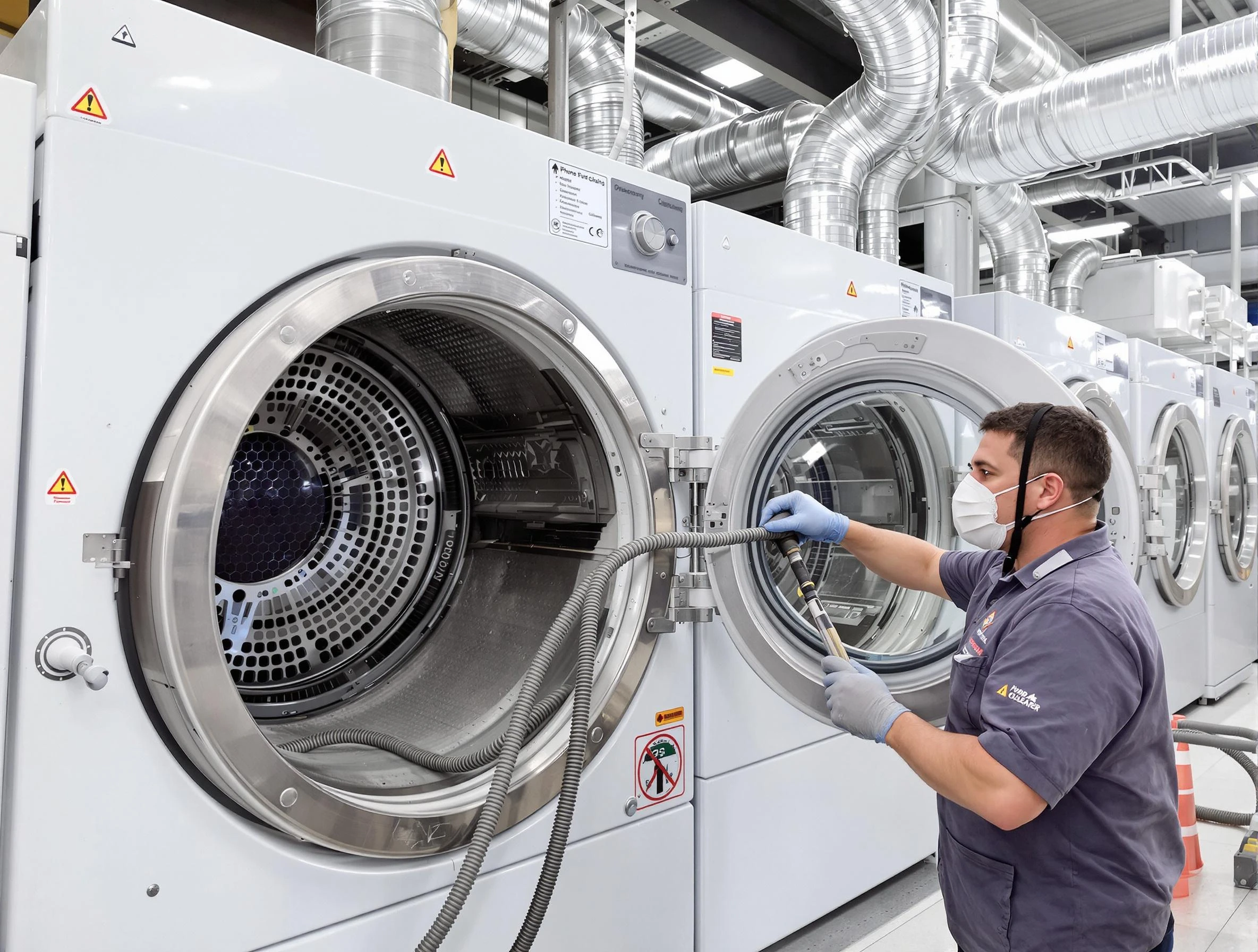 Industrial-grade dryer vent cleaning by Enon Dryer Vent Cleaning in Enon